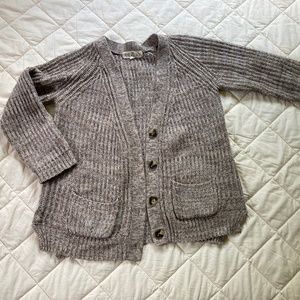 Taupe Knit Cardigan